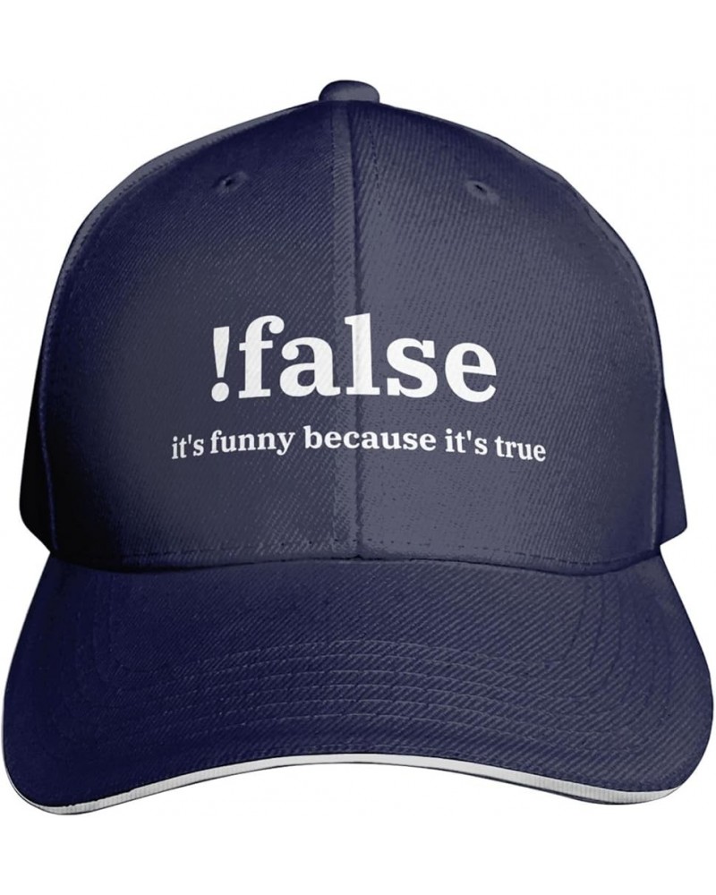 Funny Computer Science Programmer Hat Curved Bill Baseball Caps Funny Dad Hat Black Navy Blue $11.77 Baseball Caps