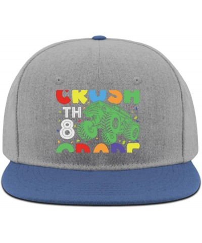 Crush The 8th Grade Hats Funny Golf Hats blue03 Mens Hats Gifts for Girlfriends Sun Hats Blue03 $9.38 Sun Hats