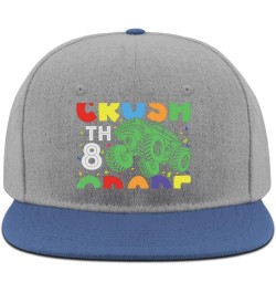 Crush The 8th Grade Hats Funny Golf Hats blue03 Mens Hats Gifts for Girlfriends Sun Hats Blue03 $9.38 Sun Hats