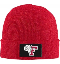 Fordham Rams Logo Stretch Beanie Knit Hat for Men Women Winter Fall Spring Warm Cap Red $11.99 Skullies & Beanies