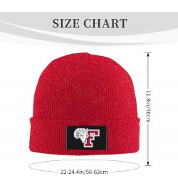 Fordham Rams Logo Stretch Beanie Knit Hat for Men Women Winter Fall Spring Warm Cap Red $11.99 Skullies & Beanies