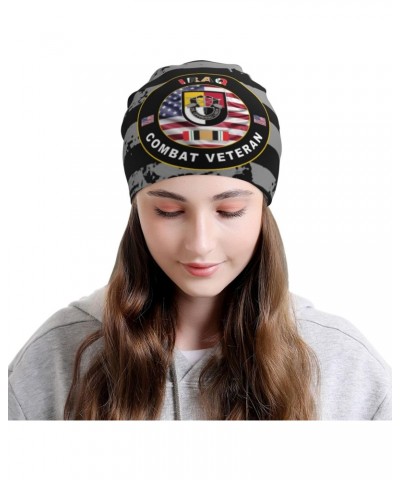 3rd Special Forces Group Iraq Combat Veteran Chic Knit Beanies: Cozy Skull Caps for Winter Warmth at Home & Outdoors!15 Black...