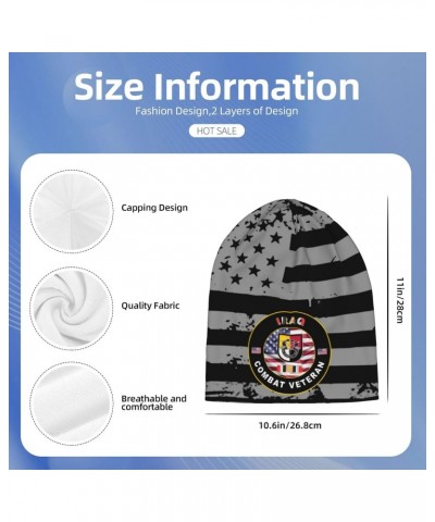 3rd Special Forces Group Iraq Combat Veteran Chic Knit Beanies: Cozy Skull Caps for Winter Warmth at Home & Outdoors!15 Black...