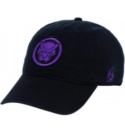 Black Panther Strapback Adjustable Dad Hat $12.75 Baseball Caps