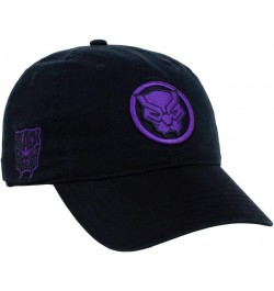 Black Panther Strapback Adjustable Dad Hat $12.75 Baseball Caps