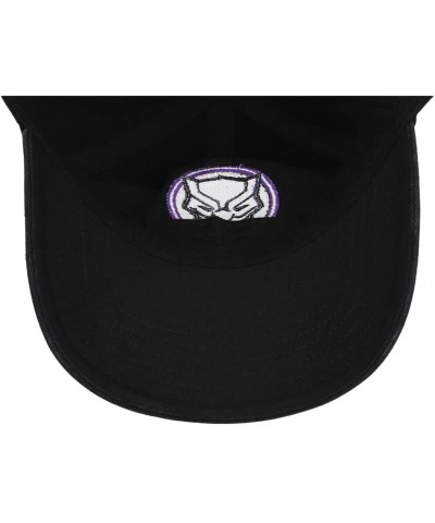 Black Panther Strapback Adjustable Dad Hat $12.75 Baseball Caps