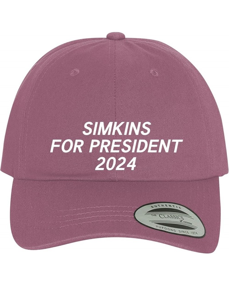 Simkins for President 2024 - Comfortable Dad Hat Baseball Cap Pink $13.04 Baseball Caps