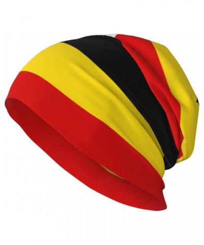 Uganda Flag Experience Cozy Luxury: Milk Silk Knit Beanie - Your Must-Have Outdoor Accessory! Black $12.88 Skullies & Beanies