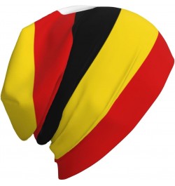 Uganda Flag Experience Cozy Luxury: Milk Silk Knit Beanie - Your Must-Have Outdoor Accessory! Black $12.88 Skullies & Beanies