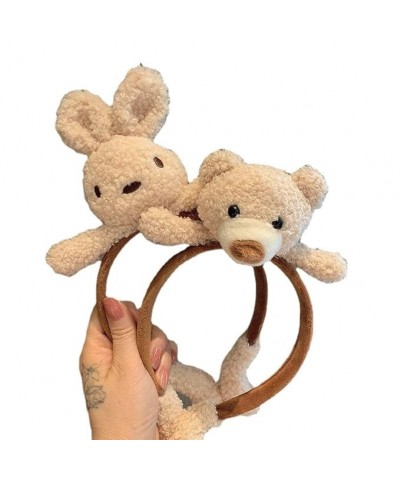 Kawaii Bear Plush Animals Headbands Alt Headwear Cute Accessories Hair Decorations for Cosplay Holiday Party (Rabbit) 2 Pcs $...