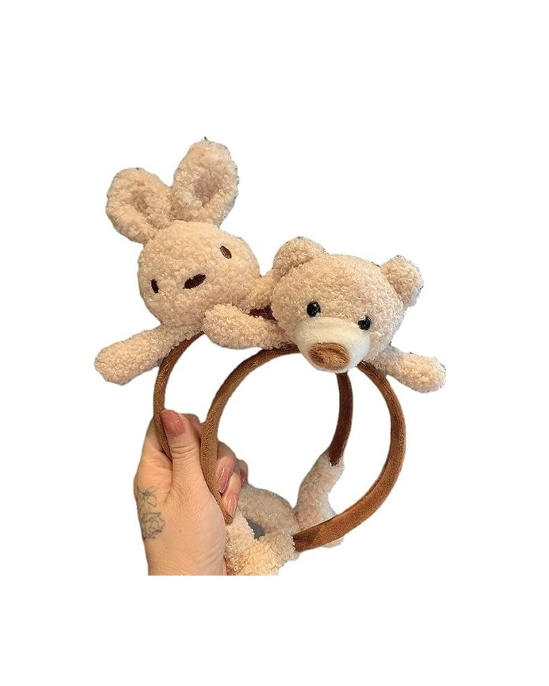 Kawaii Bear Plush Animals Headbands Alt Headwear Cute Accessories Hair Decorations for Cosplay Holiday Party (Rabbit) 2 Pcs $...