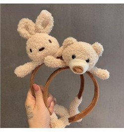 Kawaii Bear Plush Animals Headbands Alt Headwear Cute Accessories Hair Decorations for Cosplay Holiday Party (Rabbit) 2 Pcs $...