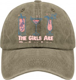 Sun hat Funny Warning The Girls are Drinking Cowboy Hats Blue hat Gifts for Girlfriends Golf Caps Suitable for Sports Pigment...