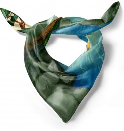 Colorful Headscarf, Adventurous on Trunk, Hijab Scarf Multicolor $16.11 Scarves