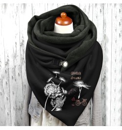 Scarf for Winter Scarf Fashion Shawl Retro Female Scarf Women Scarf Scarf with Bag F $9.39 Scarves