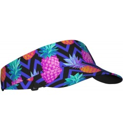 Pineapple Visor Cap Pineapples and Watermelons Sun Hat for Women Men for Sport Beach Golf Running Hiking Adjustable Cap Tropi...