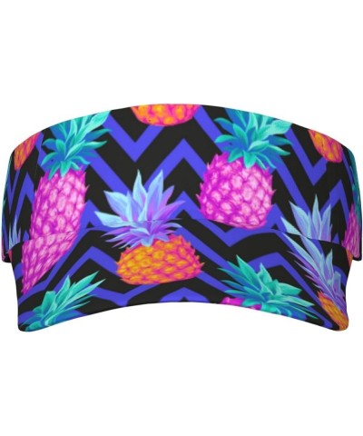 Pineapple Visor Cap Pineapples and Watermelons Sun Hat for Women Men for Sport Beach Golf Running Hiking Adjustable Cap Tropi...