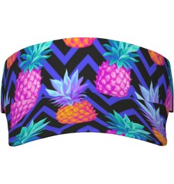 Pineapple Visor Cap Pineapples and Watermelons Sun Hat for Women Men for Sport Beach Golf Running Hiking Adjustable Cap Tropi...