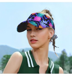 Pineapple Visor Cap Pineapples and Watermelons Sun Hat for Women Men for Sport Beach Golf Running Hiking Adjustable Cap Tropi...