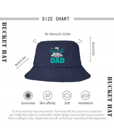 My Favorite People Call Me Dad Bucket Hat Bucket Hats Vintage Men Hats for Hiking Accessories for Dance Must Haves Navy $12.9...