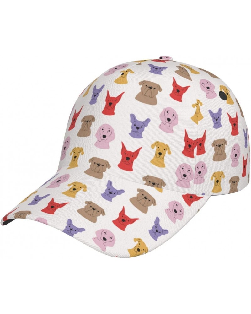 Baseball Cap Women Men- Cute Dog Puppy No.1090 Adjustable for Baseball Hat Women and Men Black $16.50 Baseball Caps