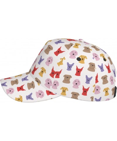 Baseball Cap Women Men- Cute Dog Puppy No.1090 Adjustable for Baseball Hat Women and Men Black $16.50 Baseball Caps