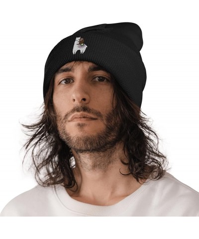 Embroidery Goth Beanie Knit Hats for Men & Women, Embroidery Winter Hats Skull Cap Color0 $11.04 Skullies & Beanies