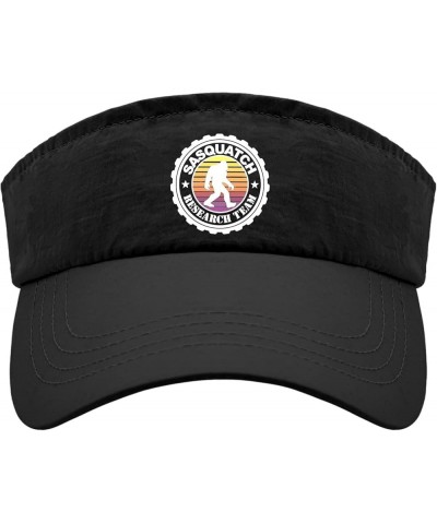 Sasquatches Research Group Funny Throwback Cap Visor Hats for Adult Baseball Cap with Designs Sun Allblack $10.58 Visors