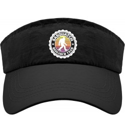 Sasquatches Research Group Funny Throwback Cap Visor Hats for Adult Baseball Cap with Designs Sun Allblack $10.58 Visors