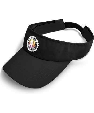 Sasquatches Research Group Funny Throwback Cap Visor Hats for Adult Baseball Cap with Designs Sun Allblack $10.58 Visors