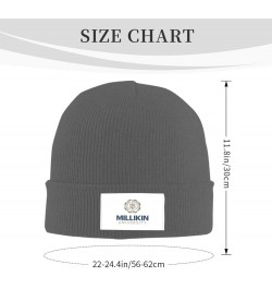 Millikin University Logo Classic Warm Winter Knit Cap Fleece Lined Beanie Hat Deep Heather $12.13 Skullies & Beanies