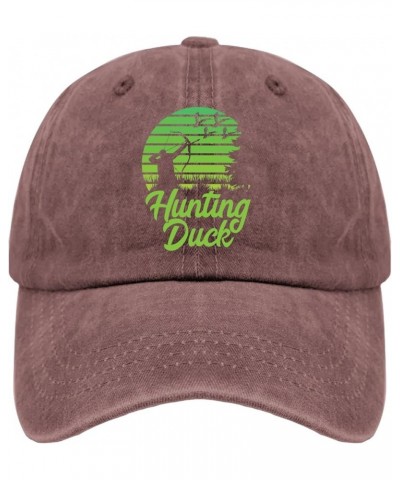 Hunting Duck Womens Sun hat mom hat hat for Women Gifts for Her Golf Hat Wine Red $10.63 Cowboy Hats