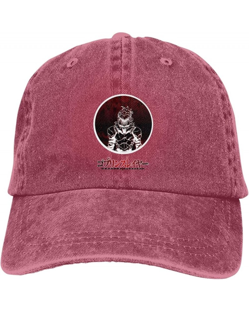 Goblin Anime Slayer Hat Cap Fashion Pattern Printed Adjustable Baseball Caps Washed Denim Trucker Hat Casquette Black Red $10...