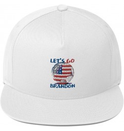 Let's Go Brandon Liberal Blue Red Ball Snapback White $21.18 Baseball Caps