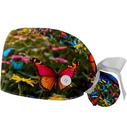 Butterfly Flower Women's and Men's Cap Working Hat One Size Multiple Color 2-Pack Color 8 $11.87 Skullies & Beanies