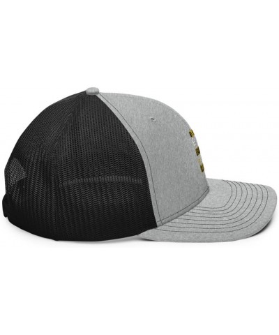 El Padre Because Grandpa is for Old Guys Funny Dad Gift Fun Trucker Cap Heather Grey / Black $19.58 Baseball Caps