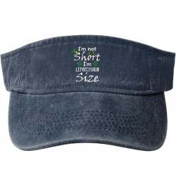 I M Not Short I M Leprechaun Size Sun Hat Sun Visor Hats for Women Men Baseball Cap Golf Hats Navy Blue $10.18 Sun Hats