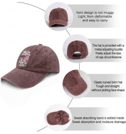 Fully Vaccinated by The Blood of Jesus Christ Hats Jesus Hat for Womens Mens Pigment Black Funny Hats Wine Red $13.79 Sun Hats