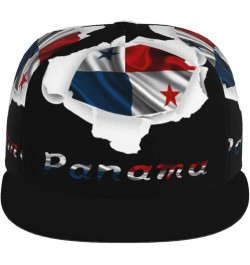 Cap Hat Four-Sided Printing Flat Bill Brim Cool Hip Hop Trucker Hat Men Women Adjustable Baseball Caps Panama Flag Broken Hol...