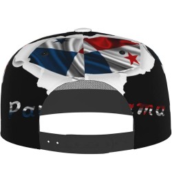 Cap Hat Four-Sided Printing Flat Bill Brim Cool Hip Hop Trucker Hat Men Women Adjustable Baseball Caps Panama Flag Broken Hol...