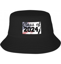 Class of 2024 Stay Cool and Stylish with Our Trendy Bucket Hats - Perfect for Summer Fun and Outdoor Adventures Black $10.81 ...