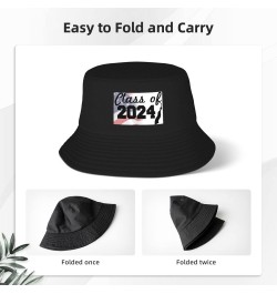 Class of 2024 Stay Cool and Stylish with Our Trendy Bucket Hats - Perfect for Summer Fun and Outdoor Adventures Black $10.81 ...