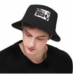 Class of 2024 Stay Cool and Stylish with Our Trendy Bucket Hats - Perfect for Summer Fun and Outdoor Adventures Black $10.81 ...