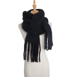 Large Scarf Women's Long Blanket Chunky Oversized Winter Fall Warm Scarf Big Scarves Wrap Shawl Female Shawl Scarf Black $11....