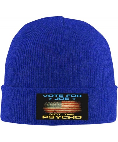 Vote for Joe Not The Psycho Anti Trump Biden 2024 Beanie Hat for Men Women Warm Winter Cap Funny Fashion Knit Hat Blue $9.67 ...