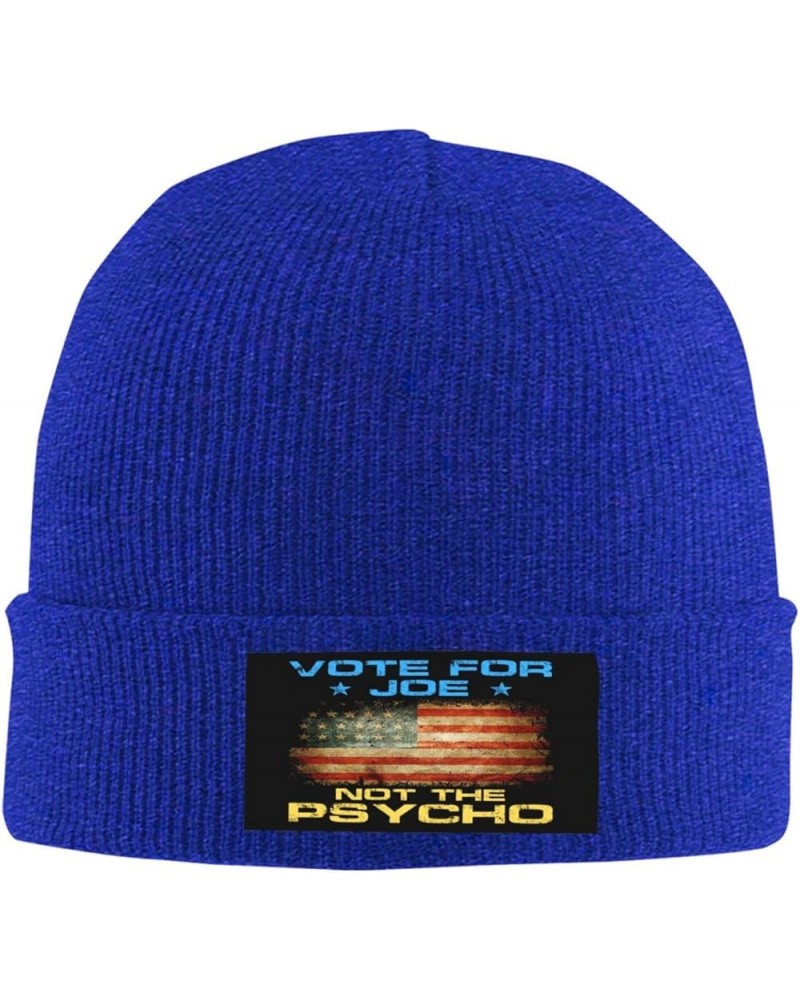 Vote for Joe Not The Psycho Anti Trump Biden 2024 Beanie Hat for Men Women Warm Winter Cap Funny Fashion Knit Hat Blue $9.67 ...