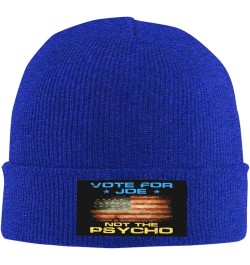 Vote for Joe Not The Psycho Anti Trump Biden 2024 Beanie Hat for Men Women Warm Winter Cap Funny Fashion Knit Hat Blue $9.67 ...