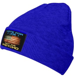 Vote for Joe Not The Psycho Anti Trump Biden 2024 Beanie Hat for Men Women Warm Winter Cap Funny Fashion Knit Hat Blue $9.67 ...