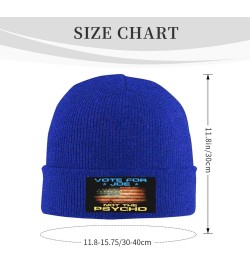 Vote for Joe Not The Psycho Anti Trump Biden 2024 Beanie Hat for Men Women Warm Winter Cap Funny Fashion Knit Hat Blue $9.67 ...