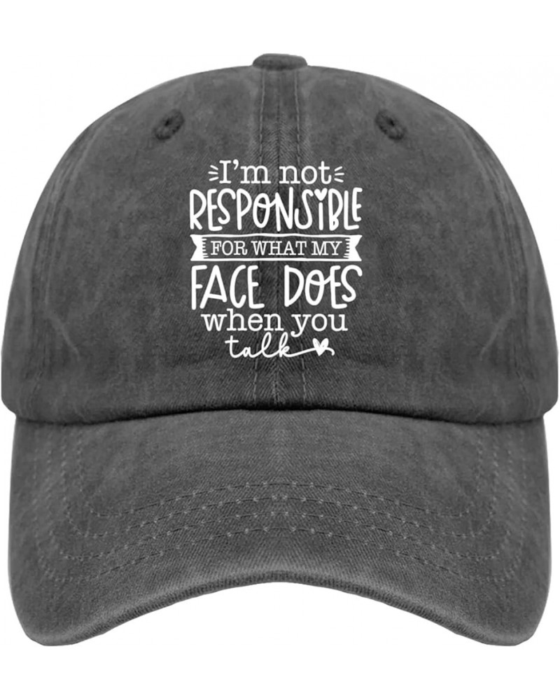 I'm Not Responsible for What My Face Does When You Golf Hat Daddy Hat Pigment Black Mens Trucker Hats Gifts Pigment Black $10...